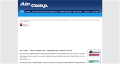 Desktop Screenshot of aircompcompressori.it
